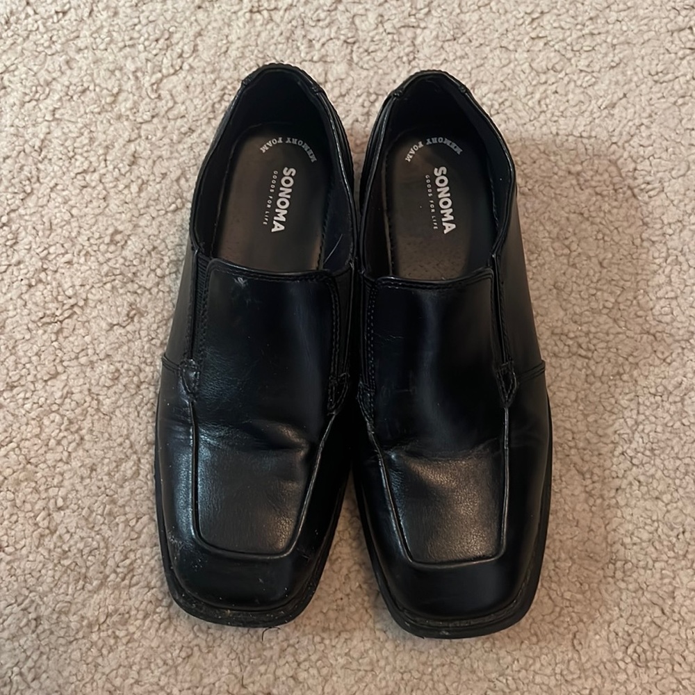 Kids Black dress shoes
